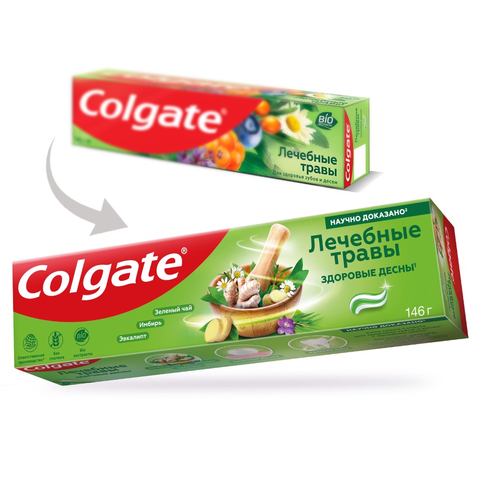 Изображение товара Colgate лечебные травы зубная паста 100 мл для гигиены полости рта