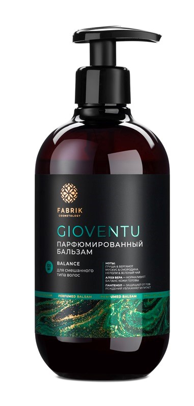 Изображение товара Fabrik cosmetology бальзам парфюмированный для смешанного типа волос gioventu balance 520 мл