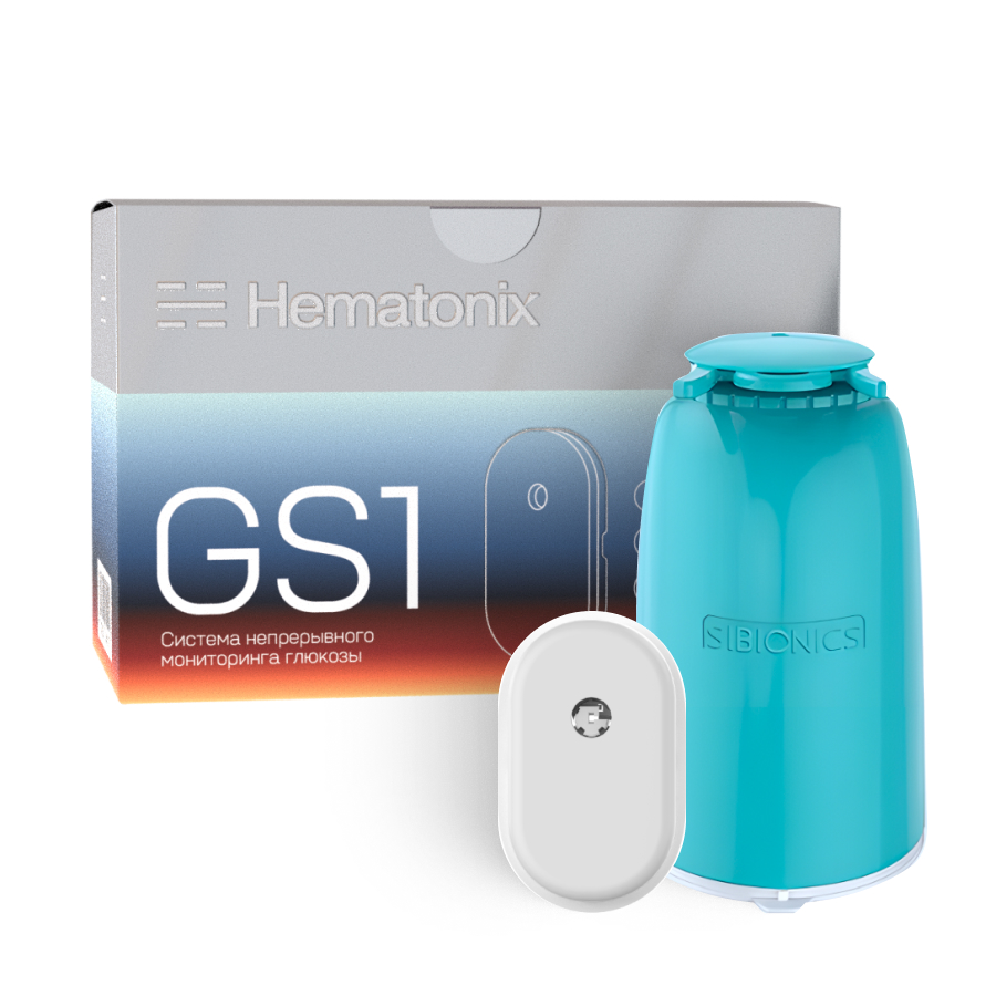 Изображение товара Система непрерывного мониторинга глюкозы Hematonix GS1 для взрослых и детей