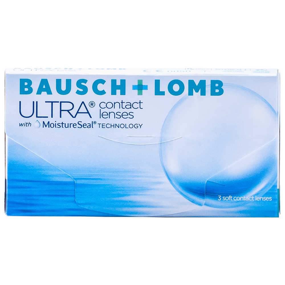 Изображение товара Контактные линзы Bausch&lomb Ultra плановой замены -0,75 3 шт.