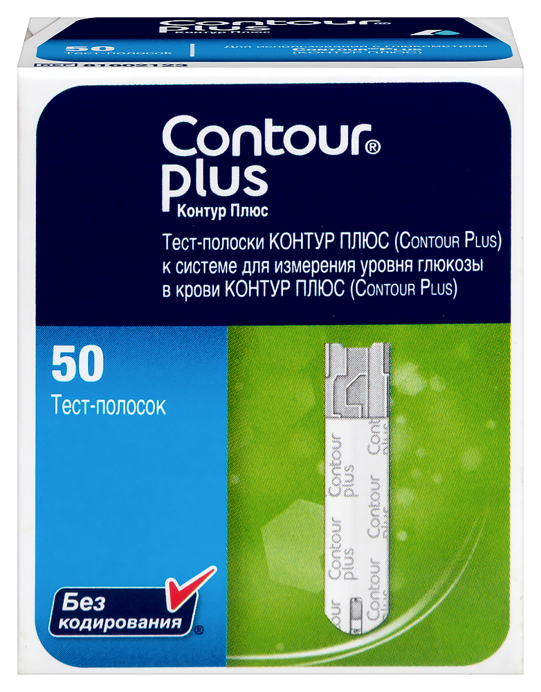Изображение товара Тест-полоски контур плюс 50 шт.