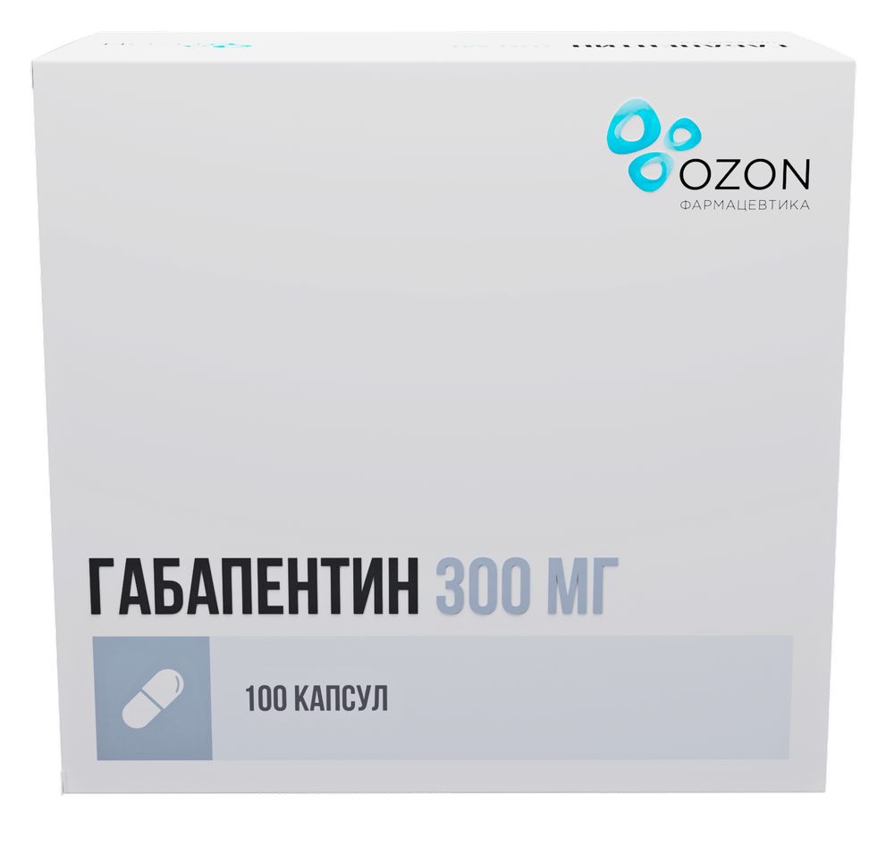 Габапентин 300 мг 100 шт. капсулы - цена 603.70 руб., купить в интернет  аптеке в Приморске Габапентин 300 мг 100 шт. капсулы, инструкция по  применению