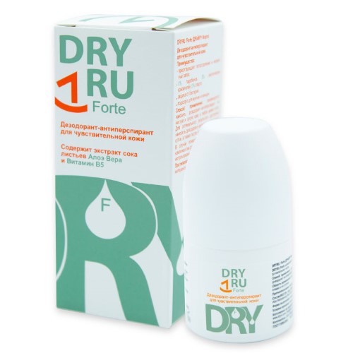Изображение товара Dry ru forte дезодорант-антиперспирант для чувствительной кожи 50 мл