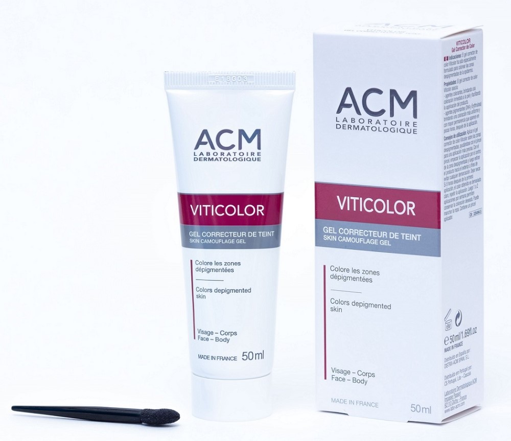 Изображение товара Гель-корректор ACM Viticolor 50 мл для маскировки витилиго и кожных дефектов