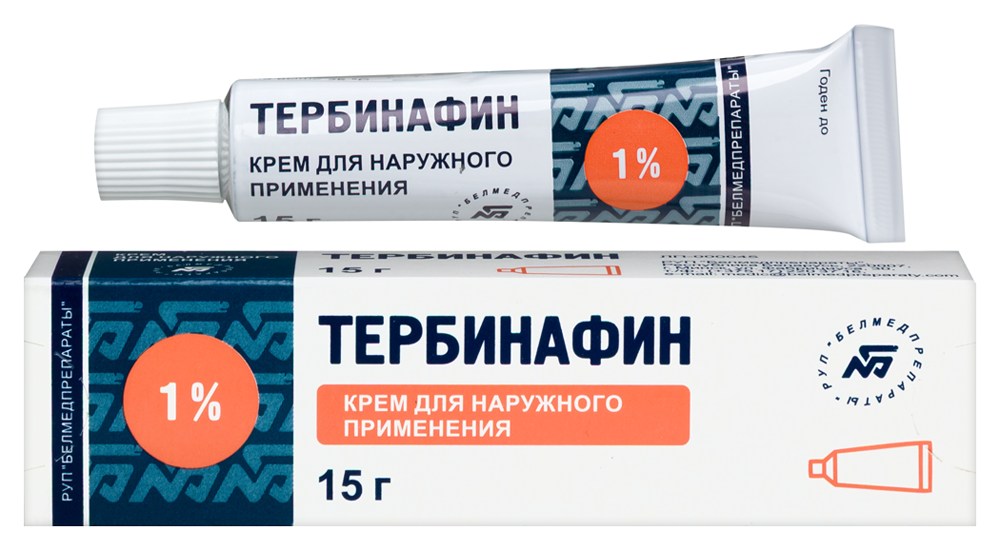 Изображение товара Тербинафин 1% крем для наружного применения 15 гр