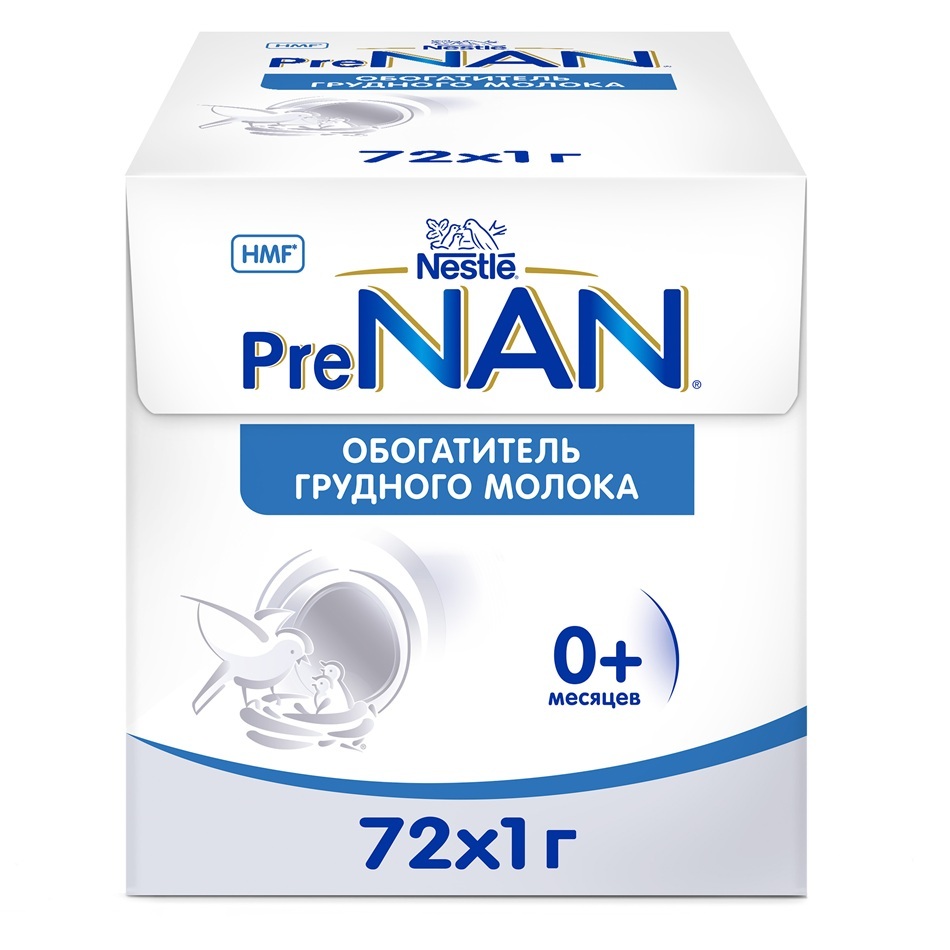 Изображение товара Prenan hmf обогатитель грудного молока 72 шт для недоношенных детей