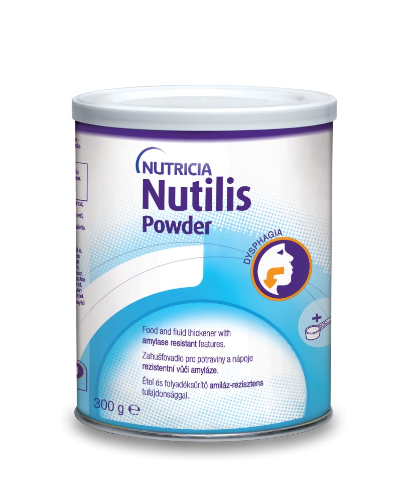 Nutilis powder смесь сухая для детей с 3 лет и взрослых страдающих  дисфагией 300 гр - цена 840 руб., купить в интернет аптеке в Москве Nutilis  powder смесь сухая для детей с