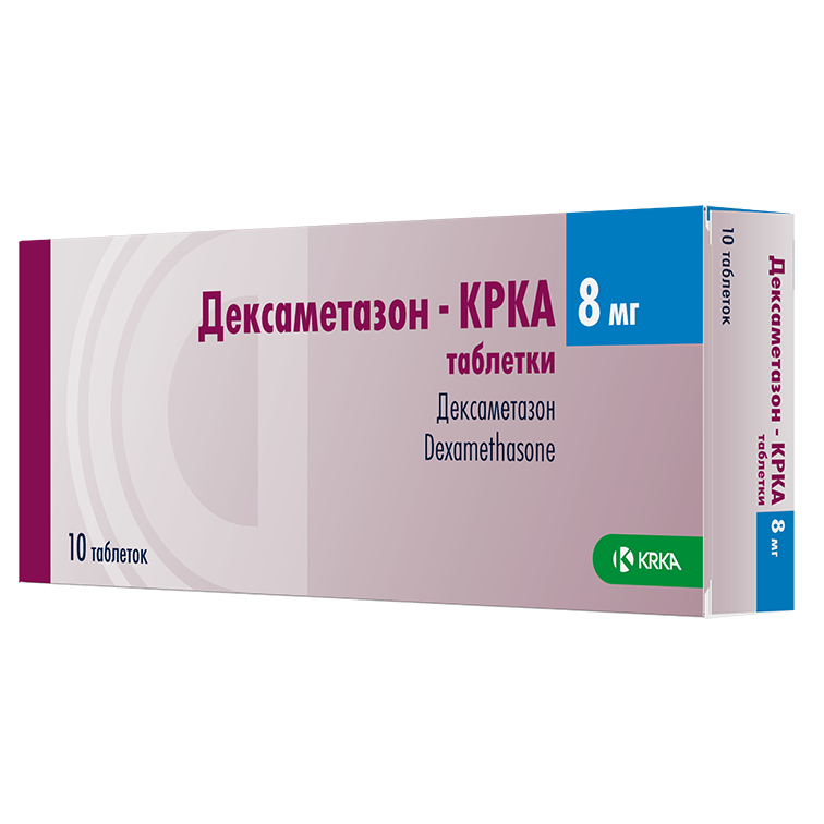 Изображение товара Дексаметазон-крка 8 мг 10 шт. таблетки Изображение товара Дексаметазон-крка 8 мг 10 шт. таблетки