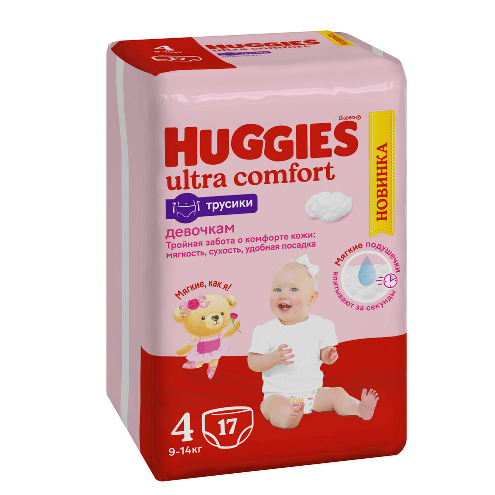 девочки влажные трусики Подгузники трусики Huggies для девочек 9-14кг 4 размер 17 шт - цена 861  руб., купить в интернет аптеке в Москве Подгузники трусики Huggies для  девочек 9-14кг 4 размер 17 шт, инструкция по применению