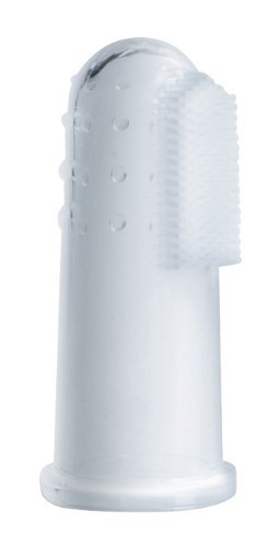 Изображение товара Lubby зубная щетка на палец 4+ мягкая для детей гигиена полости рта