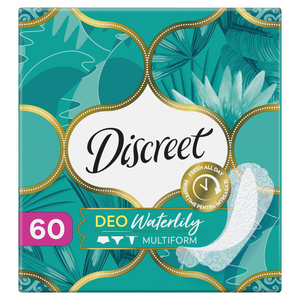 Изображение товара Discreet deo multiform водяная лилия ежедневные гигиенические прокладки 60 шт.