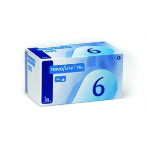 Изображение товара Иглы Новофайн 31g 0,25х6 мм для инъекций 100 шт