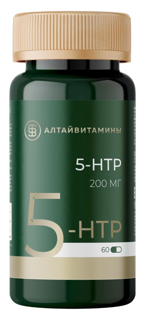 Изображение товара 5-HTP 5-гидрокситриптофан 60 капсул по 396 мг для поддержки нервной системы