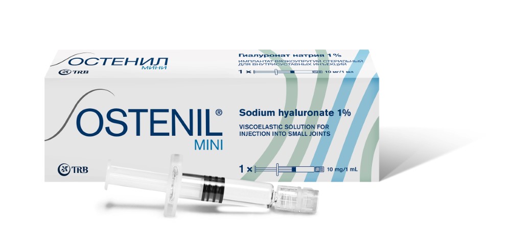 Изображение товара Остенил мини 0,01/мл 1 мл шприц имплантат вязкоупругий стерил д/внутрисустав инъекций