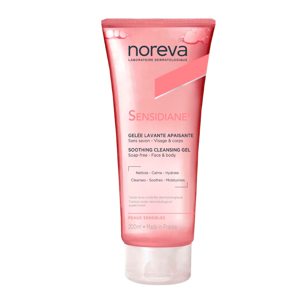 Изображение товара Noreva сенсидиан гель для лица и тела 200 мл смягчающий очищающий средство