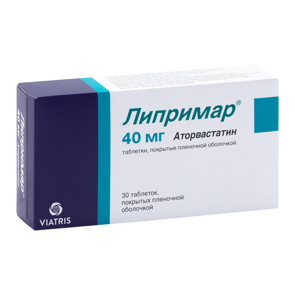 Липримар 40 мг 30 шт. таблетки, покрытые пленочной оболочкой - цена 457  руб., купить в интернет аптеке в Москве Липримар 40 мг 30 шт. таблетки,  покрытые пленочной оболочкой, инструкция по применению