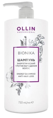 Изображение товара Ollin bionika шампунь энергетический против выпадения волос 750 мл