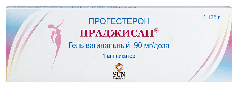 Изображение товара Праджисан 90 мг/доза гель вагинальный 1,125 гр комплектность аппликатор 1 шт.
