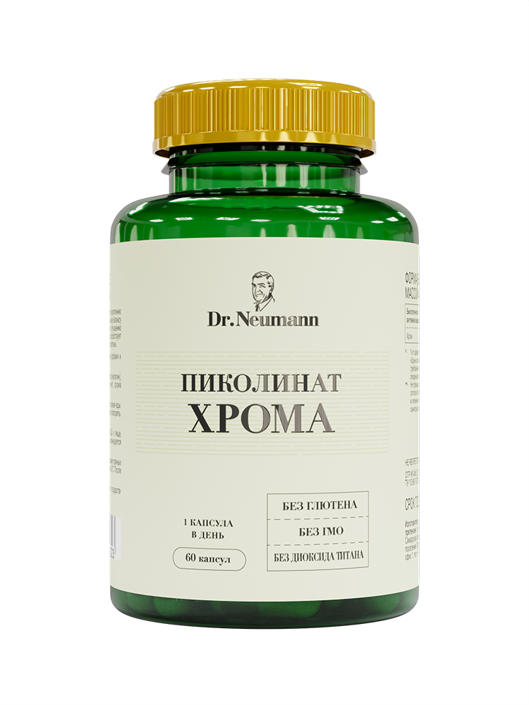 Изображение товара Dr neumann пиколинат хрома 60 шт. капсулы массой 450 мг