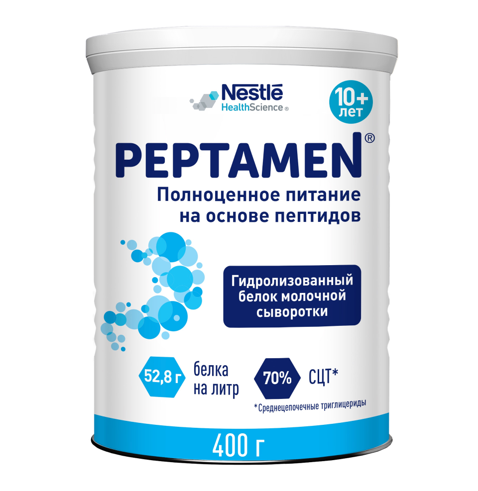 Изображение товара Порошок Peptamen смесь на основе гидролизованного белка ваниль 400 гр для взрослых и детей