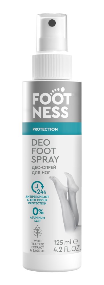 Изображение товара Footness део-спрей для ног 125 мл от потливости и запаха