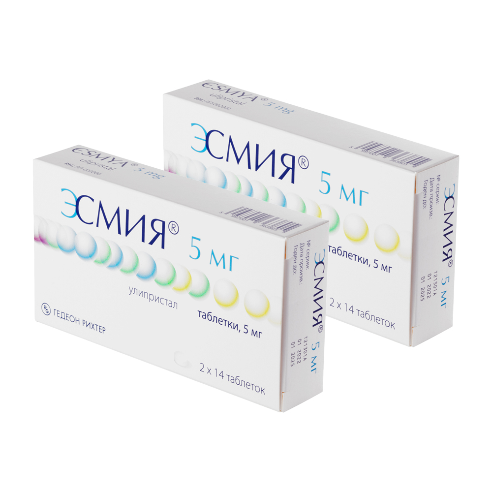 Изображение товара Набор из 2х уп ЭСМИЯ 0,005 N28 ТАБЛ по спец. цене!