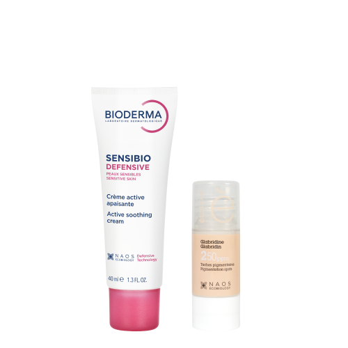 Изображение товара Набор Bioderma Sensibio Легкий крем для чувствительной кожи Defensive 40мл + Etat Pur Сыворотка с глабридином 15мл