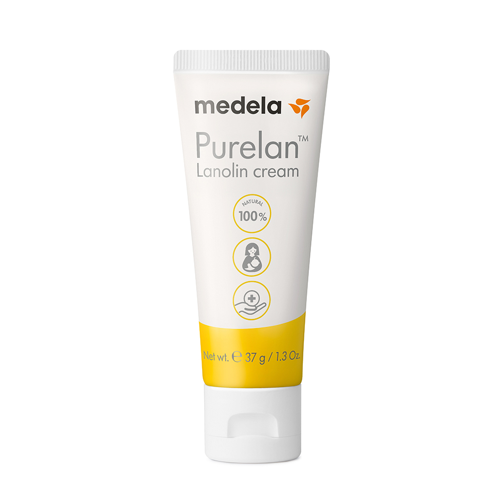 Изображение товара Медела Пюрлан 37 г натуральный ланолиновый крем для ухода за сосками и сухой кожей