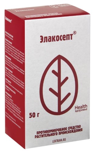 ЭЛАКОСЕПТ СБОР 50,0 инструкция по применению