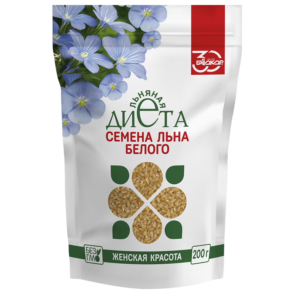 Изображение товара Льна белого семена женская красота 200 гр