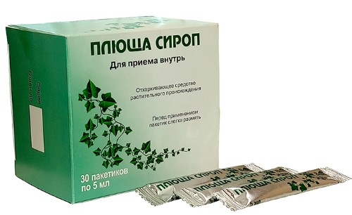 ПЛЮЩА СИРОП 5МЛ N30 ПАКЕТ СИРОП инструкция по применению