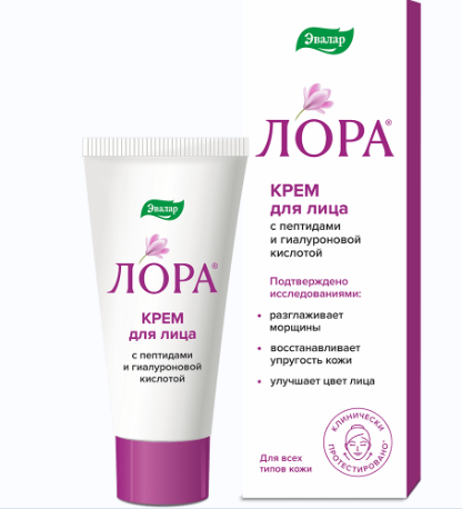 Изображение товара Лора антивозрастной крем для лица 30 г уход за кожей от 25 лет