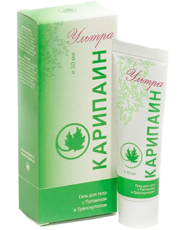 Изображение товара Карипаин ультра гель для тела 30 мл
