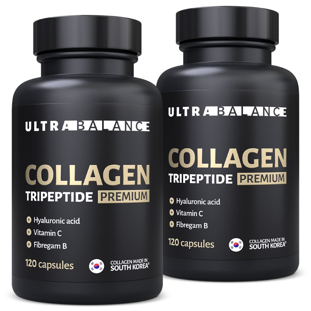 Изображение товара Набор из 2 уп. Ultrabalance коллаген трипептид премиум 120 шт. капсулы массой 600 мг Изображение товара Набор из 2 уп. Ultrabalance коллаген трипептид премиум 120 шт. капсулы массой 600 мг