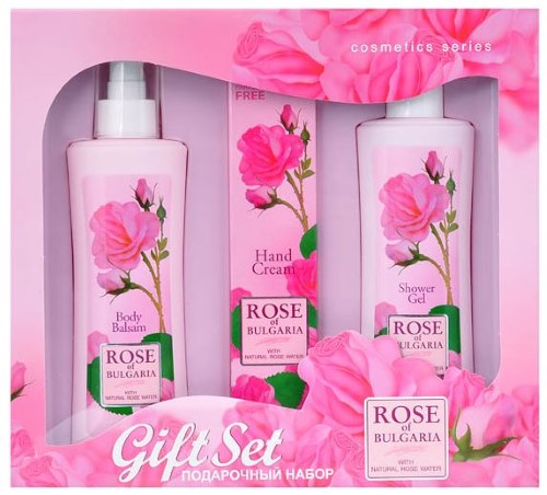 Изображение товара Подарочный набор Rose of Bulgaria №3 для ухода за телом и руками 3 предмета