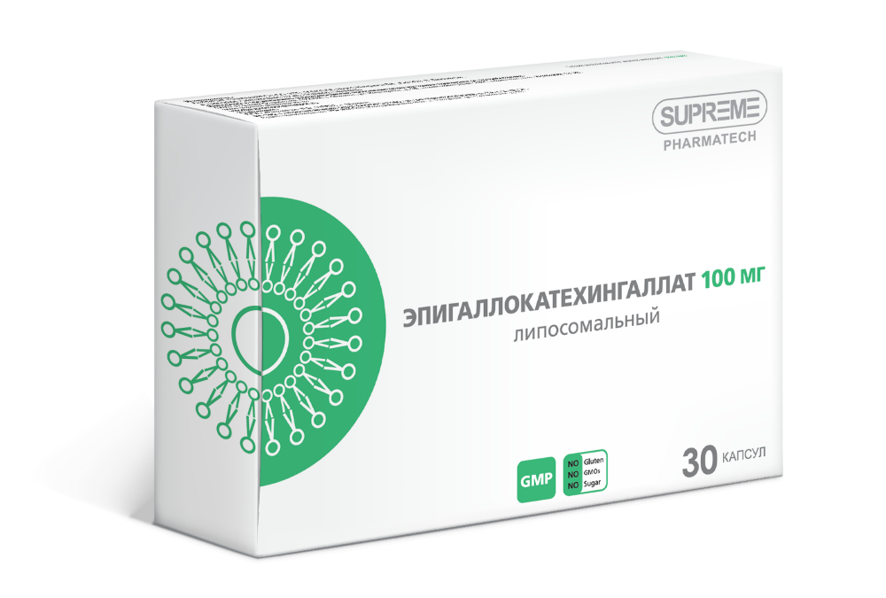 Изображение товара Липосомальный эпигаллокатехингаллат 30 шт. капсулы массой 548 мг