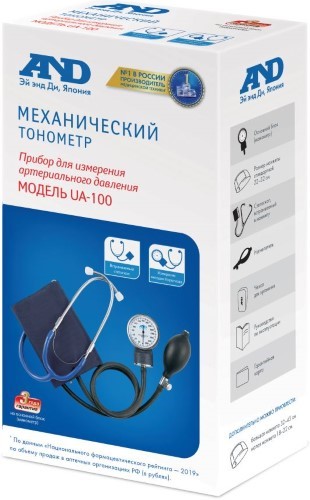 Изображение товара Механический тонометр UA-100 со встроенным стетоскопом