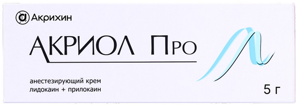Изображение товара Акриол Про крем для местной анестезии 5 г лидокаин 25 мг г