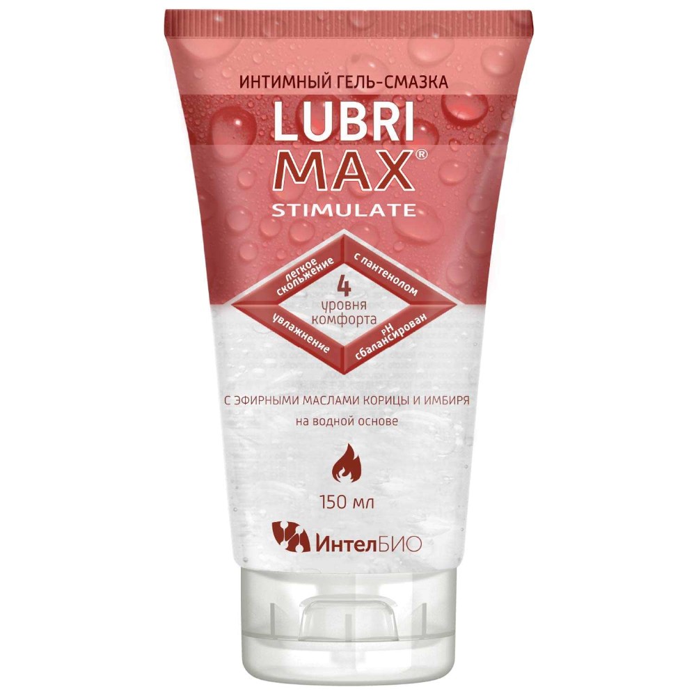 Изображение товара Lubrimax stimulate гель-смазка интимная 150 мл для повышения ощущений и комфорта