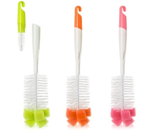 Изображение товара Комбинированный ершик для бутылочек и сосок Мир детства с рождения