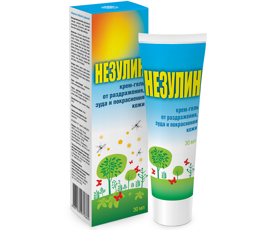 Изображение товара Незулин крем-гель 30 мл для снятия раздражения после укусов насекомых