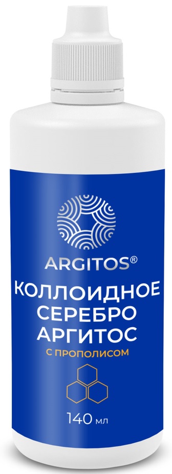 Изображение товара Аргитос коллоидное серебро с прополисом 140 мл жидкость