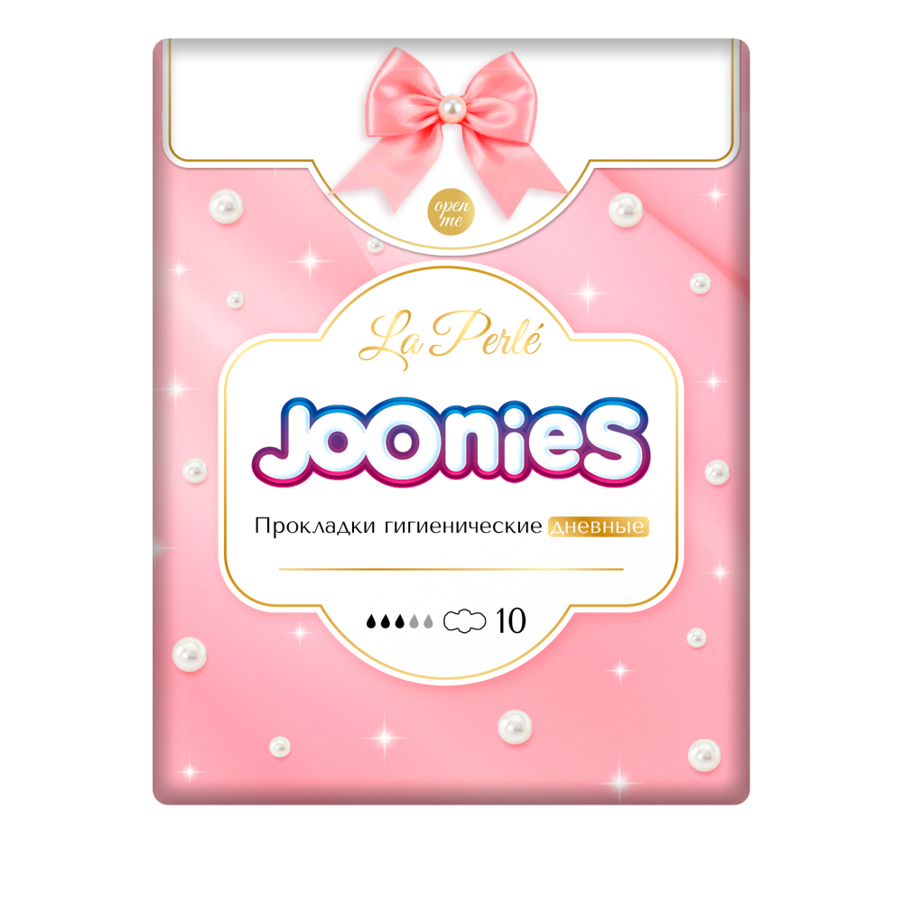 Изображение товара Набор из 3х уп. Joonies прокладки дневные 10 шт./ la perle