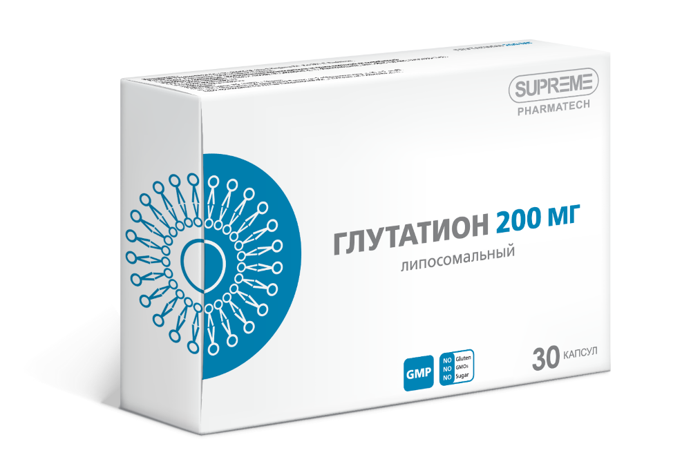 Изображение товара Липосомальный глутатион 30 шт. капсулы массой 548 мг