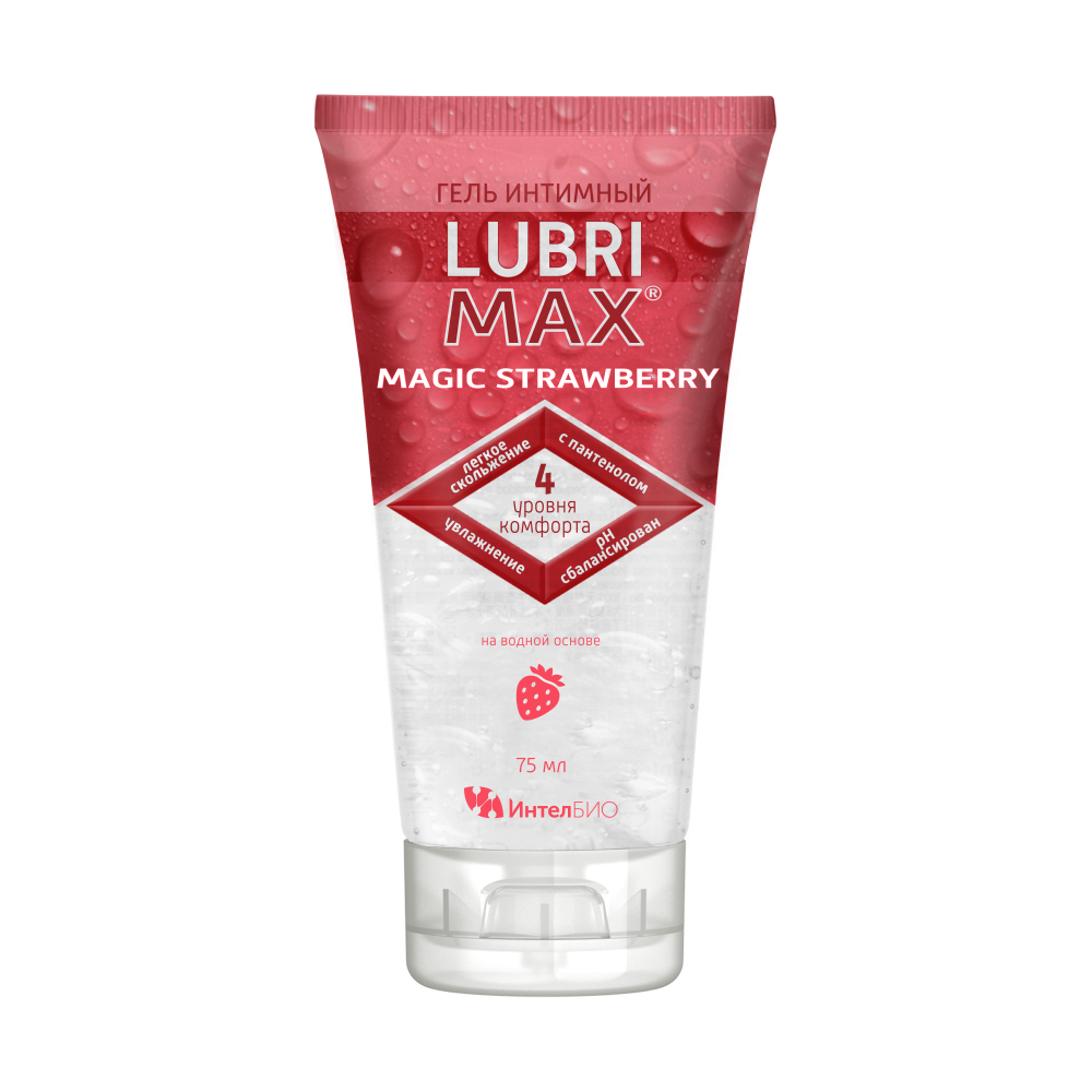 Изображение товара Lubrimax гель интимный magic strawberry 75 мл