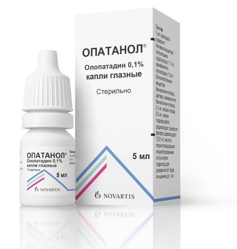 ОПАТАНОЛ 0,1% 5МЛ ГЛ КАПЛИ ФЛАК/КАП инструкция по применению