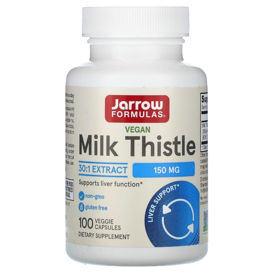 Изображение товара Jarrow formulas молочный чертополох 150 мг 100 шт. капсулы массой 418 мг
