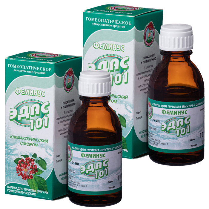 Изображение товара Набор ЭДАС -101 Феминус со скидкой 30% на вторую упаковку