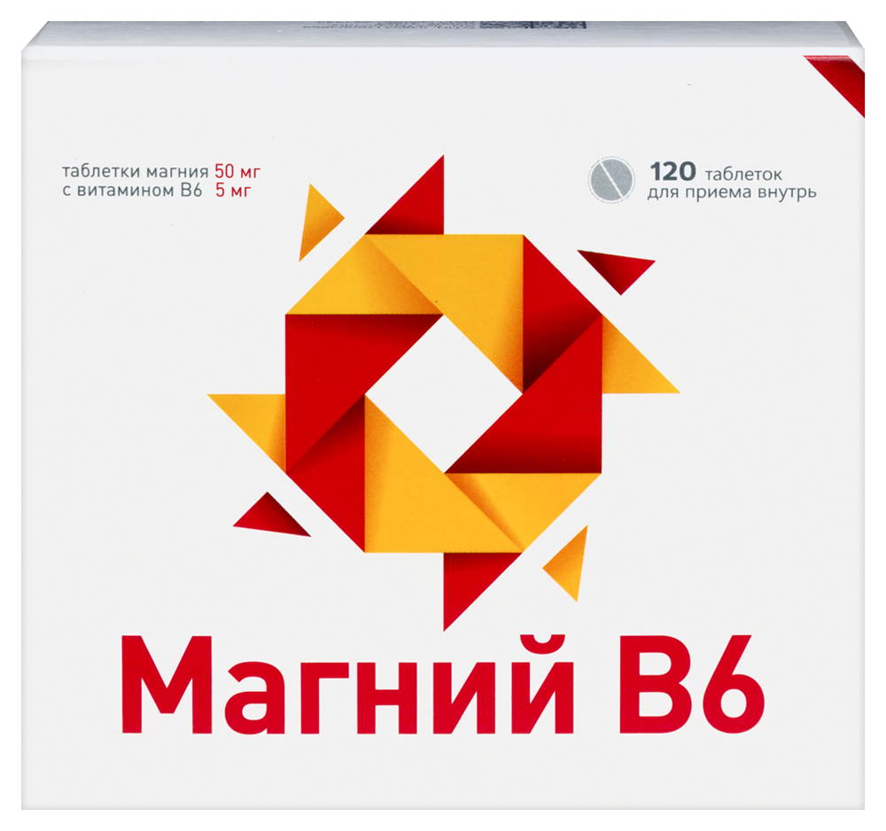 Изображение товара Магний в 6 120 шт. таблетки массой 0,44 г