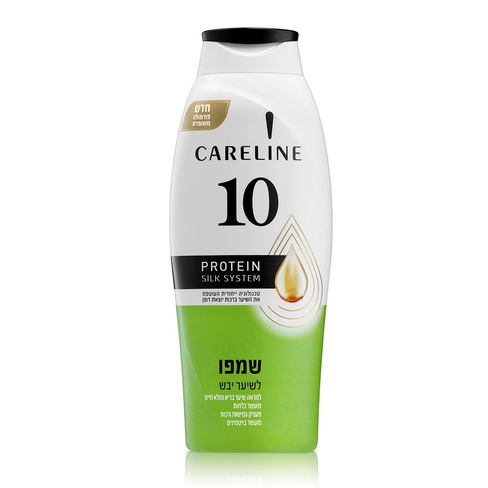 Изображение товара Careline 10 шампунь для сухих и поврежденных волос с аминокислотами шелка 700 мл